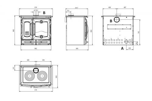 Preview: cooking stove Suprema 4.0 from La Nordica